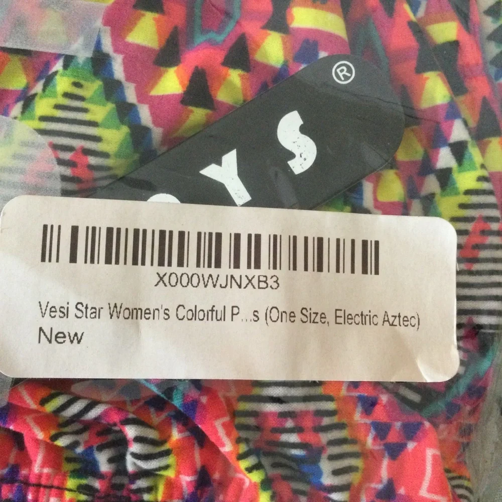 Womens Always Pink and Red Chevron Leggings. New - Picture 11 of 13